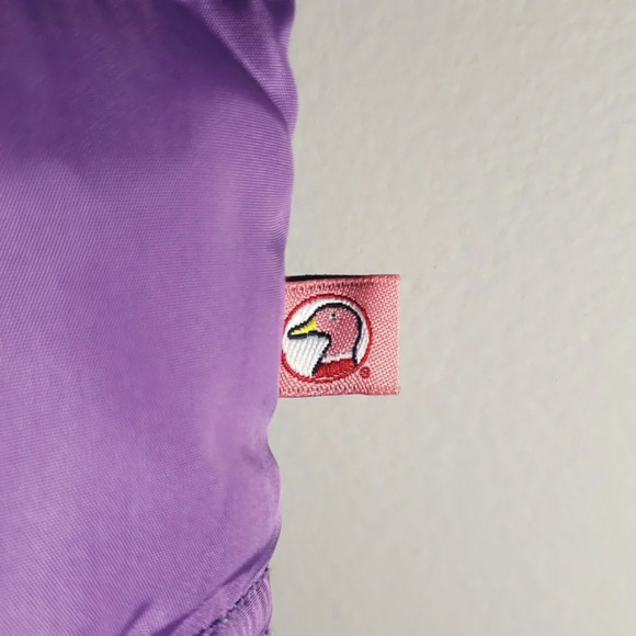 Duck Head Jeans Co Down and Waterfowl Purple Puffer Vest Size Small - Picture 5 of 16